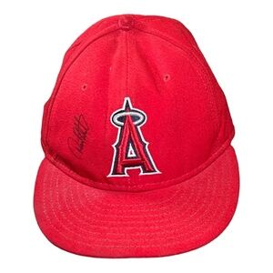 Los Angeles Anaheim Angels Baseball Hat Cap Signed 7 3/8